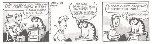 Garfield no início, em 1978.